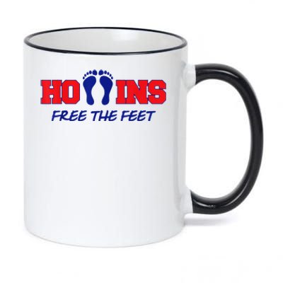 Hollins Free The Feet 11oz Black Color Changing Mug