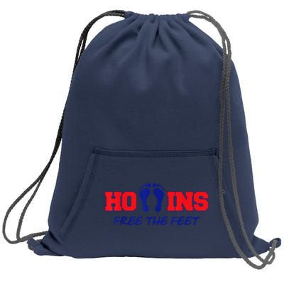 Hollins Free The Feet Sweatshirt Cinch Pack Bag