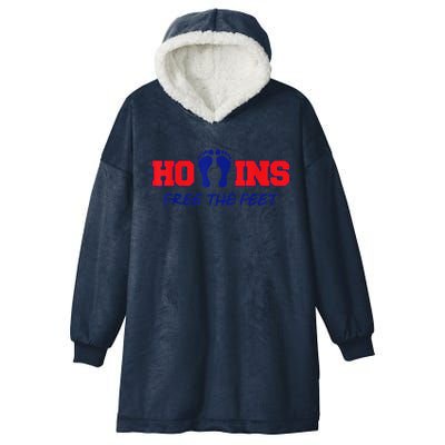 Hollins Free The Feet Hooded Wearable Blanket