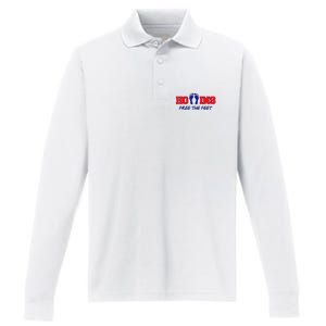 Hollins Free The Feet Performance Long Sleeve Polo