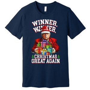 Humor Funny Trump Winner Winner Christmas Great Again Premium T-Shirt