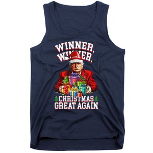 Humor Funny Trump Winner Winner Christmas Great Again Tank Top