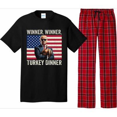 Humor Funny Trump Winner Winner Turkey Dinner Thanksgiving Gift Pajama Set