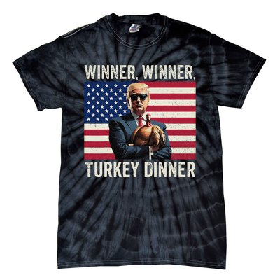 Humor Funny Trump Winner Winner Turkey Dinner Thanksgiving Gift Tie-Dye T-Shirt