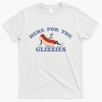 Here For The Glizzies 4th Of July T-Shirt