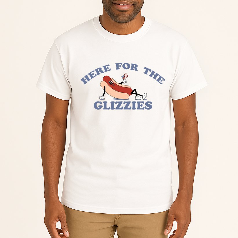 Here For The Glizzies 4th Of July Tall T-Shirt
