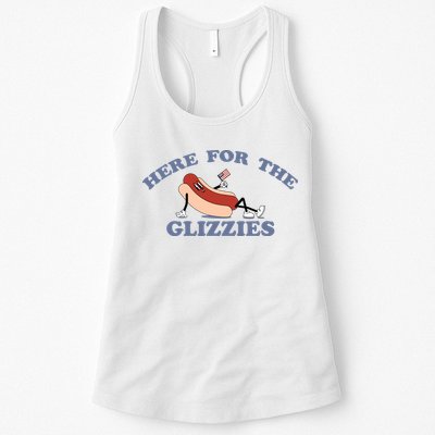 Here For The Glizzies 4th Of July Womens Tank Top