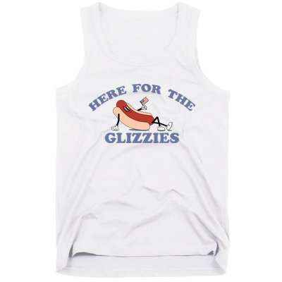 Here For The Glizzies 4th Of July Tank Top