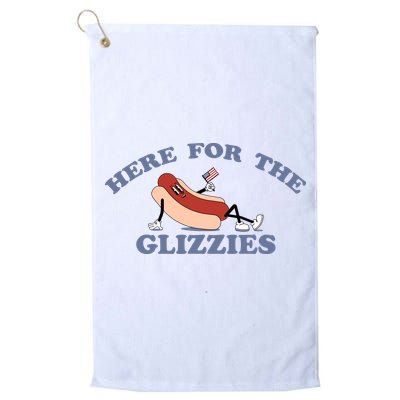 Here For The Glizzies 4th Of July Golf Towel