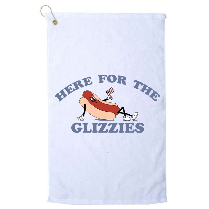 Here For The Glizzies 4th Of July Golf Towel