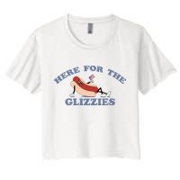 Here For The Glizzies 4th Of July Crop Top