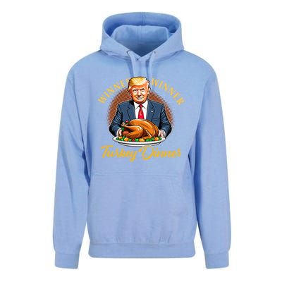 Humor Funny Trump Winner Winner Turkey Dinner Thanksgiving Unisex Surf Hoodie