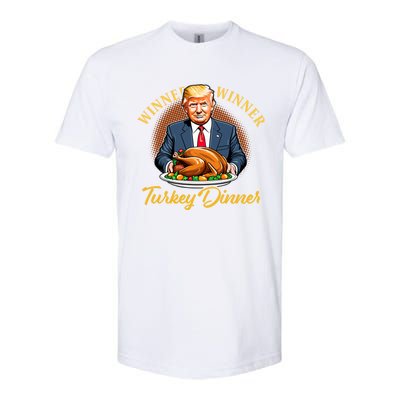 Humor Funny Trump Winner Winner Turkey Dinner Thanksgiving Softstyle CVC T-Shirt