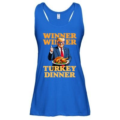 Humor Funny Trump Winner Winner Turkey Dinner Thanksgiving Ladies Essential Flowy Tank