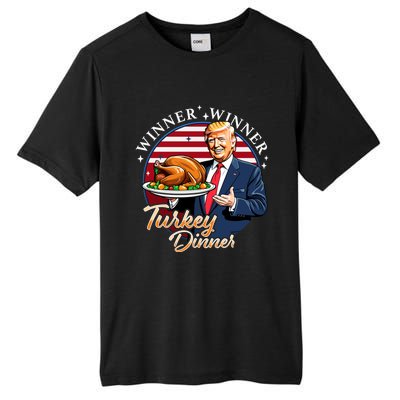 Humor Funny Trump Winner Winner Turkey Dinner Thanksgiving Tall Fusion ChromaSoft Performance T-Shirt