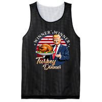 Humor Funny Trump Winner Winner Turkey Dinner Thanksgiving Mesh Reversible Basketball Jersey Tank