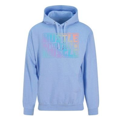 Hustle For That Muscle Gym Workout Motivation Quote Gift Unisex Surf Hoodie