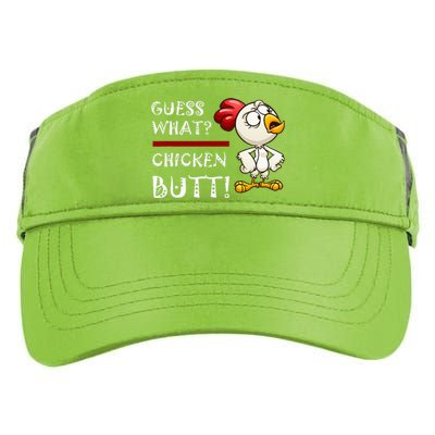 Howdy from the Chicken Coop  Guess What Chicken Butt! Adult Drive Performance Visor