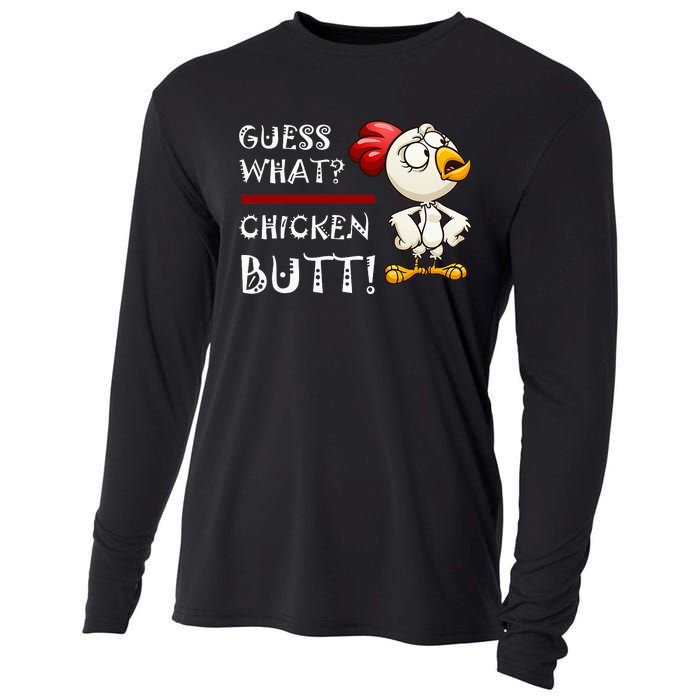 Howdy from the Chicken Coop  Guess What Chicken Butt! Cooling Performance Long Sleeve Crew