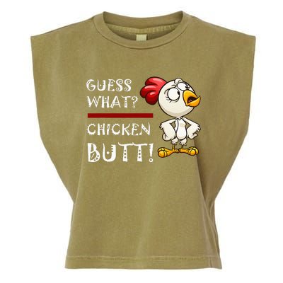 Howdy from the Chicken Coop  Guess What Chicken Butt! Garment-Dyed Women's Muscle Tee