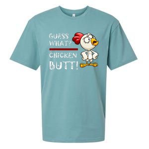 Howdy from the Chicken Coop  Guess What Chicken Butt! Sueded Cloud Jersey T-Shirt