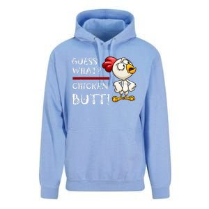 Howdy from the Chicken Coop  Guess What Chicken Butt! Unisex Surf Hoodie