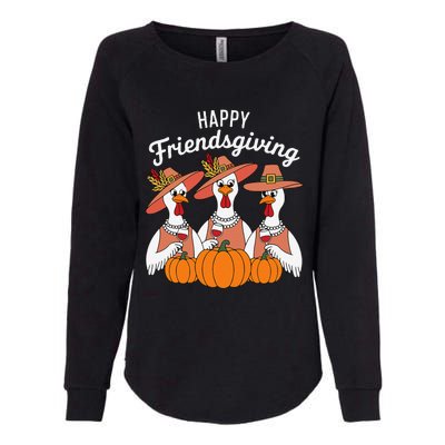 Happy Friendsgiving Thanksgiving Friends Matching Outfit Womens California Wash Sweatshirt