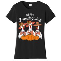 Happy Friendsgiving Thanksgiving Friends Matching Outfit Women's T-Shirt