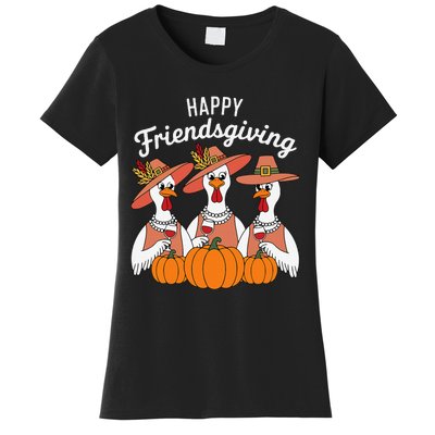 Happy Friendsgiving Thanksgiving Friends Matching Outfit Women's T-Shirt