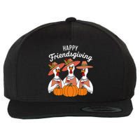 Happy Friendsgiving Thanksgiving Friends Matching Outfit Wool Snapback Cap