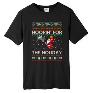 Hoopin’ For The Holiday Cute Gift Tall Fusion ChromaSoft Performance T-Shirt