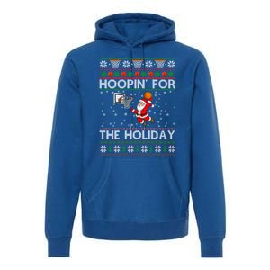 Hoopin’ For The Holiday Cute Gift Premium Hoodie