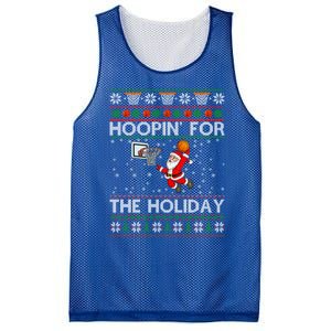 Hoopin’ For The Holiday Cute Gift Mesh Reversible Basketball Jersey Tank