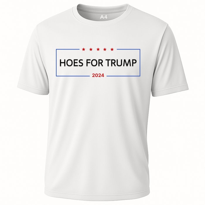 Hoes For Trump Gift Fight Fight Fight President Cooling Performance Crew T-Shirt