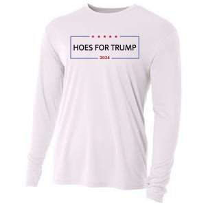 Hoes For Trump Gift Fight Fight Fight President Cooling Performance Long Sleeve Crew