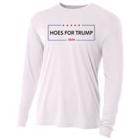 Hoes For Trump Gift Fight Fight Fight President Cooling Performance Long Sleeve Crew