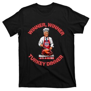 Humor Funny Trump Winner Winner Turkey Dinner Thanksgiving T-Shirt