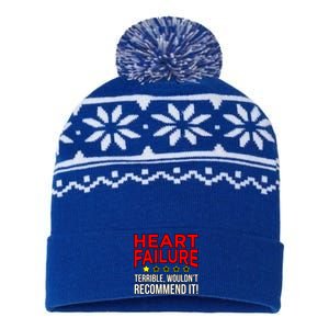 Heart Failure Terrible Hearts Disease Awareness Graphic Gift USA-Made Snowflake Beanie