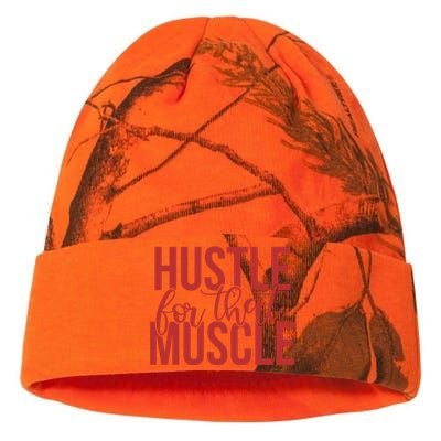 Hustle For That Muscle Gift Kati Licensed 12" Camo Beanie