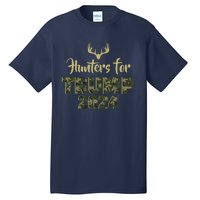 Hunters For Trump 2024 President Camouflage Deer Elk Antlers Tall T-Shirt