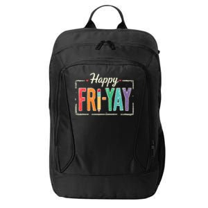 Happy Friyay Teacher Essentials City Backpack