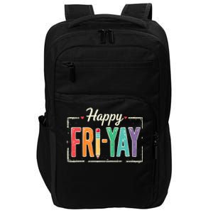 Happy Friyay Teacher Essentials Impact Tech Backpack