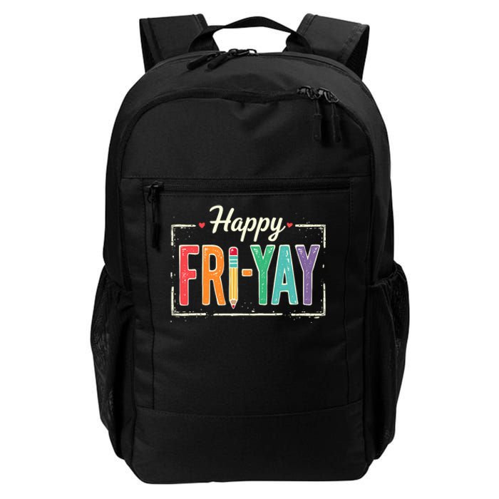 Happy Friyay Teacher Essentials Daily Commute Backpack