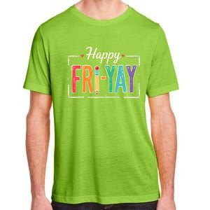 Happy Friyay Teacher Essentials Adult ChromaSoft Performance T-Shirt