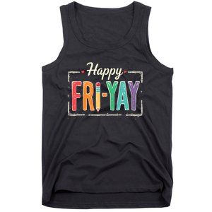 Happy Friyay Teacher Essentials Tank Top