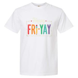 Happy Friyay Teacher Essentials Garment-Dyed Heavyweight T-Shirt