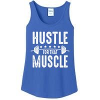 Hustle For That Muscle Workout Enthusiast Christmas Gift Ladies Essential Tank