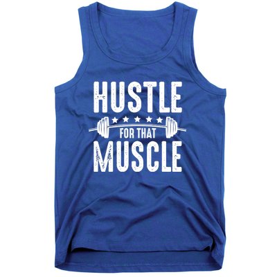 Hustle For That Muscle Workout Enthusiast Christmas Gift Tank Top