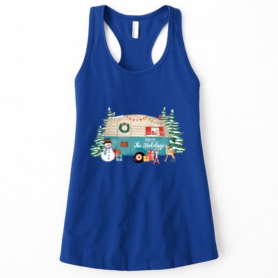 Home For The Christmas Holidays Rv Trailer Great Gift Womens Tank Top