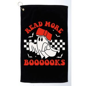 Halloween Funny Teacher Cute Booooks Ghost Read More Books Platinum Collection Golf Towel